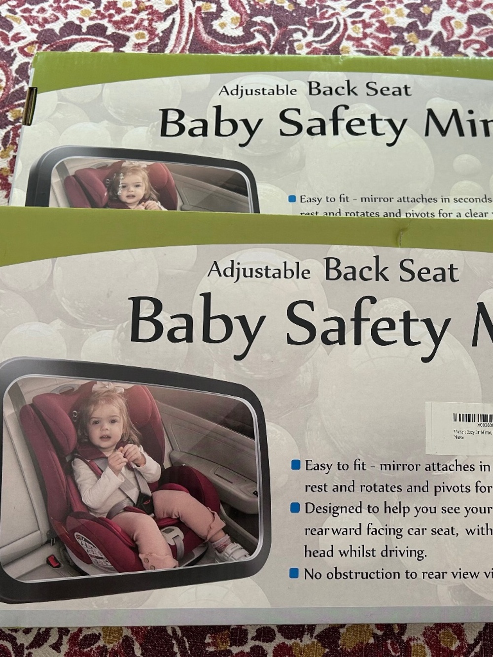 Set of 2 Baby Mirrors - New